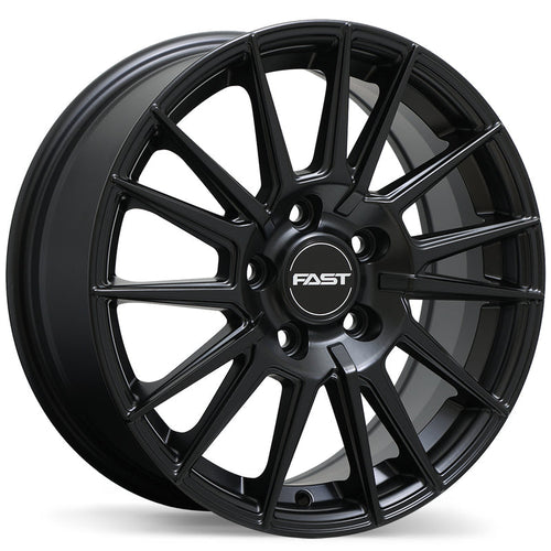 FAST WHEELS TEMPEST SATIN BLACK 17X7.5 +40 5X114.3 60.1