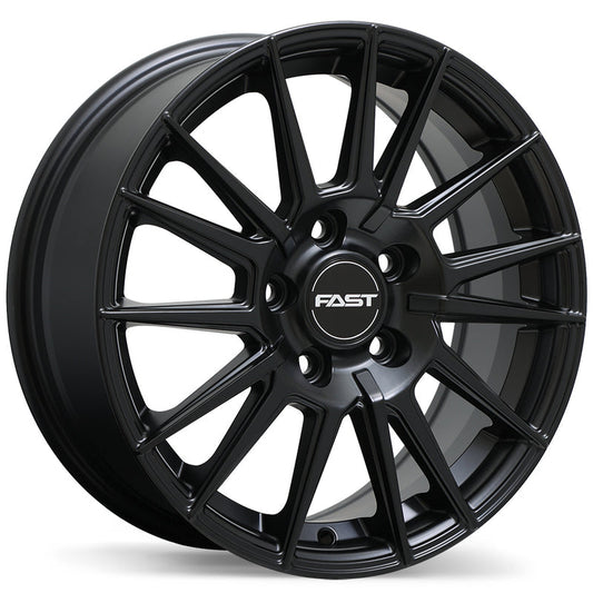 FAST WHEELS TEMPEST SATIN BLACK 17X7.5 +40 5X114.3 60.1